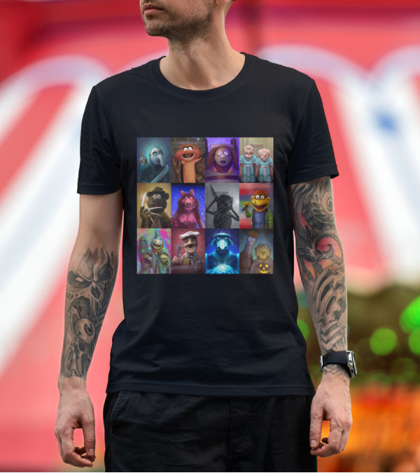 Premium T-Shirt: Muppet Maniacs Horror Movie Parody Series 1 T-Shirt Muppet Maniacs Horror Movie Parody Series 1 T-Shirt