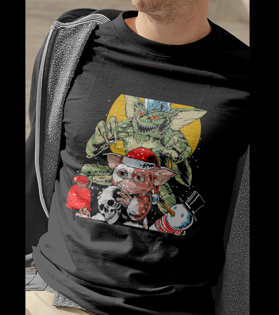 Gizmo And Gremlin Christmas Mischief Adventures T-Shirt