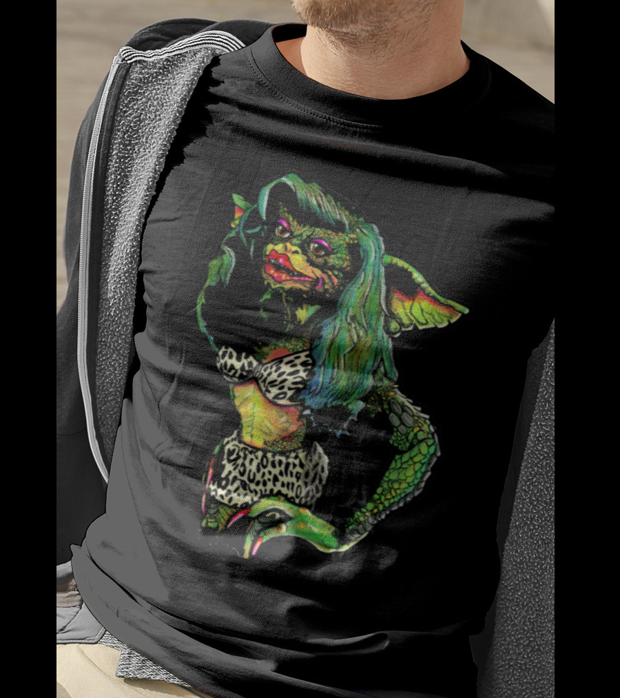 Gremlins Greta Gremlin Leopard Print Fashion T-Shirt
