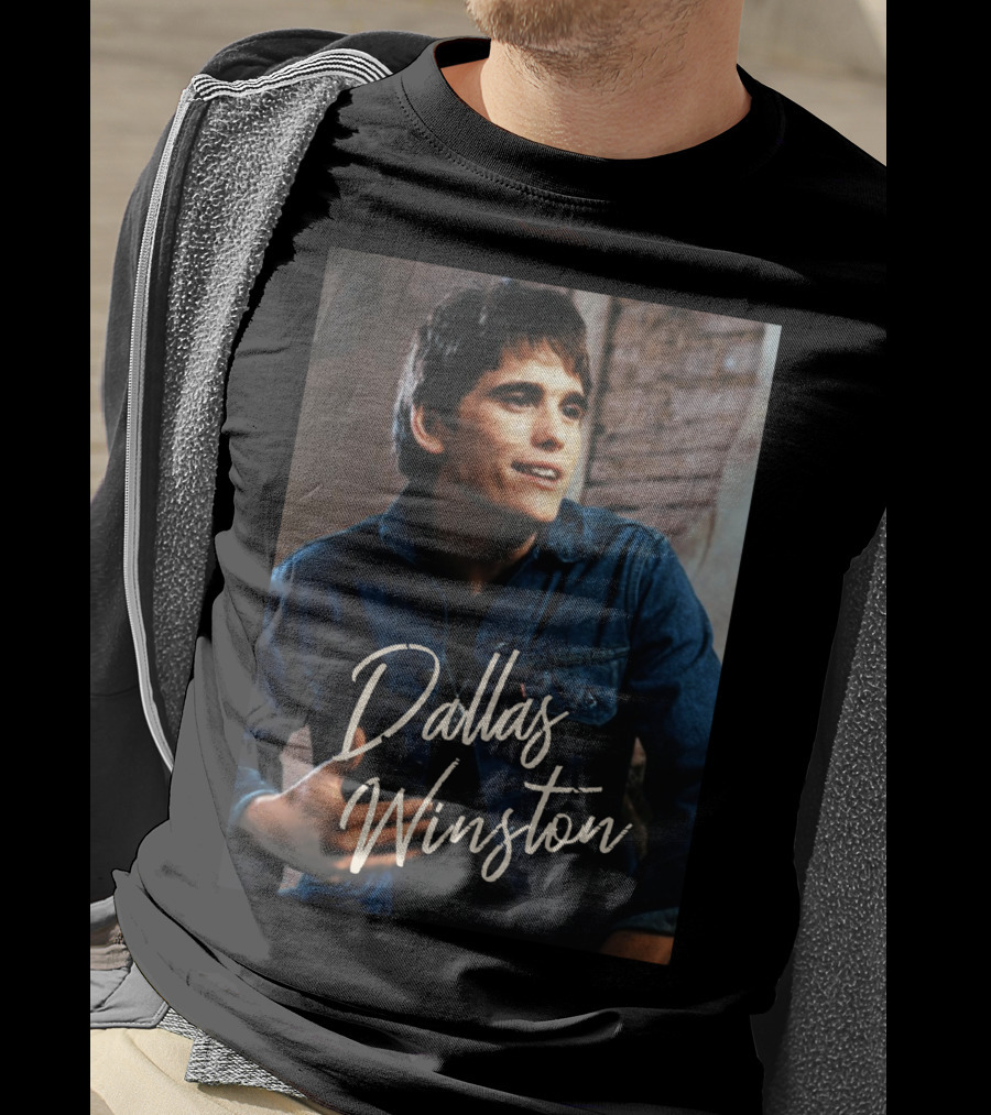 Dallas Winston The Outsiders 80s Movie Retro Denim T-Shirt