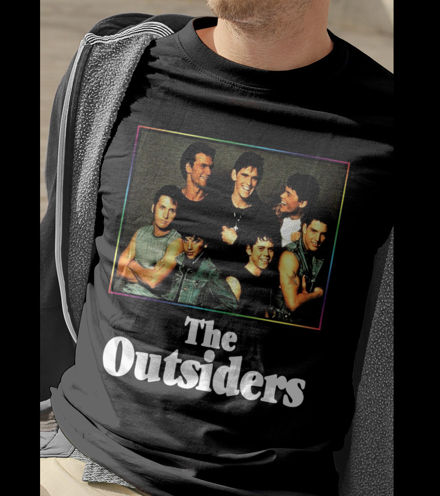 The Outsiders Movie Cast Ensemble Photograph T-Shirt