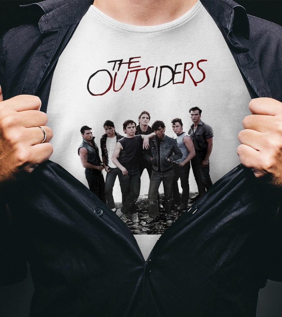 The Outsiders 1983 Movie Cast Photo Classic T-Shirt