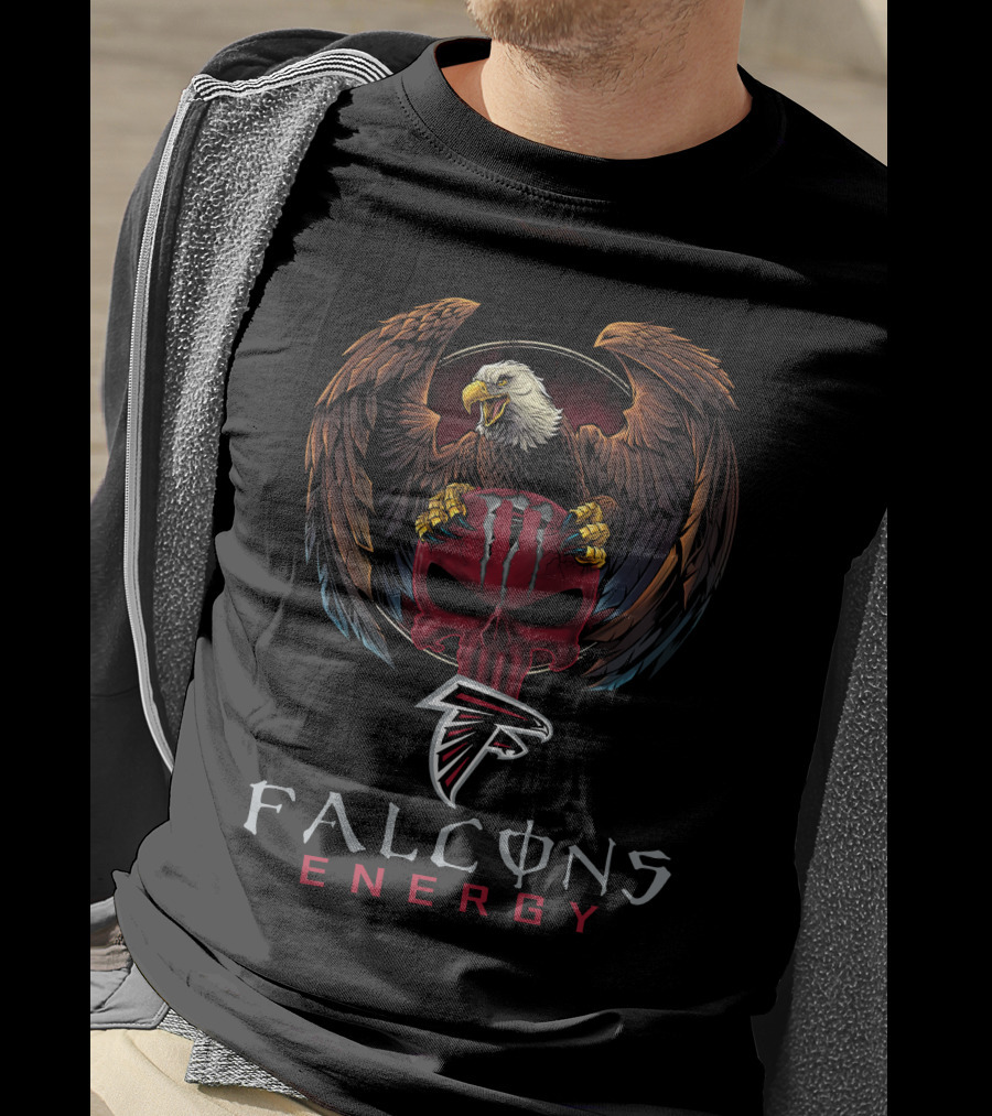 Falcons Energy Atlanta Falcons Skull Eagle T-Shirt