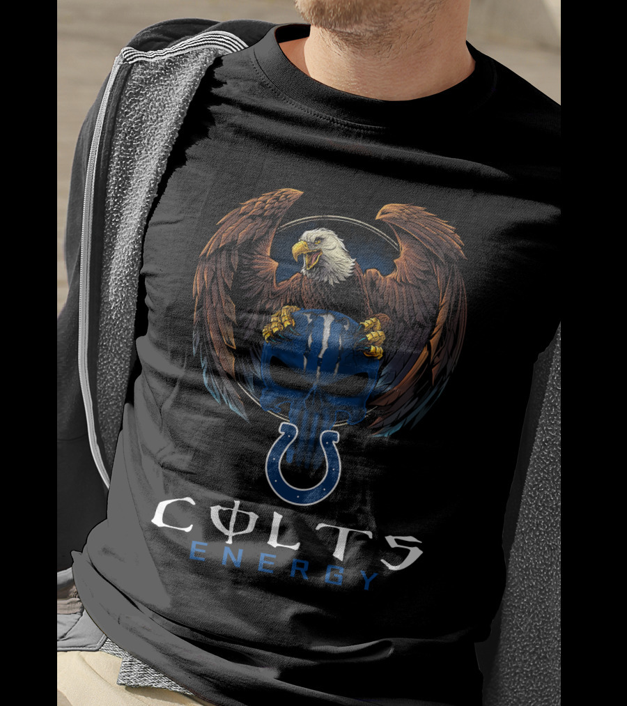 Colts Energy Eagle Skull T-Shirt