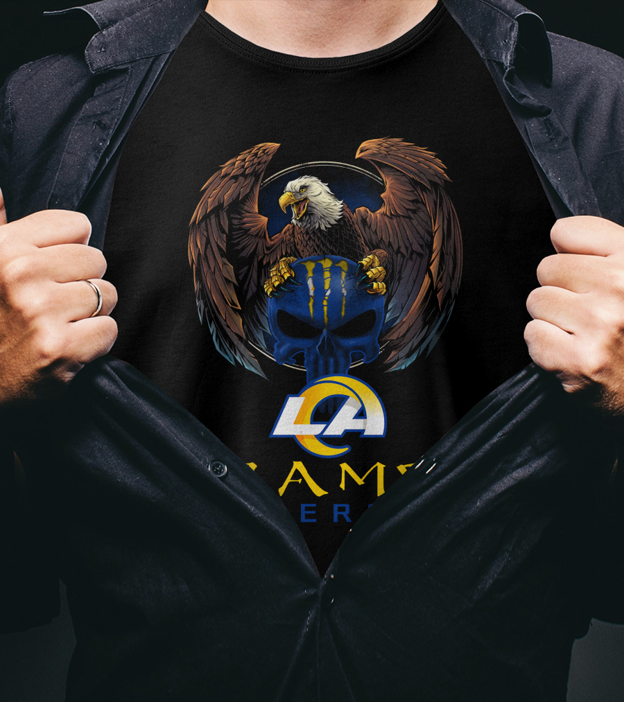 La Rams Energy Eagle Skulls T-Shirt