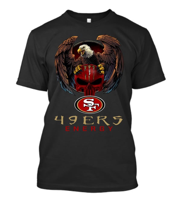 49ers Energy San Francisco 49ers Eagle Skull T-Shirt