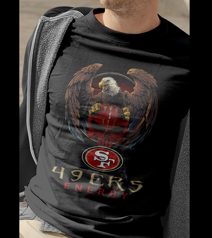 49ers Energy San Francisco 49ers Eagle Skull T-Shirt