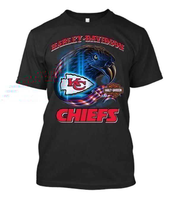 Harley Davidson Kansas City Chiefs Eagle T-Shirt