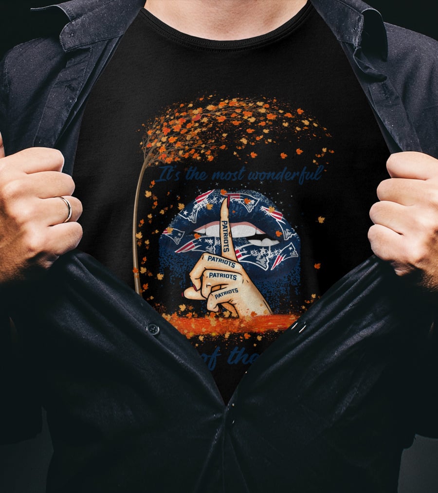 It's The Most Wonderful Time Of The Year Patriots Halloween Nfl New England Patriots T-Shirt