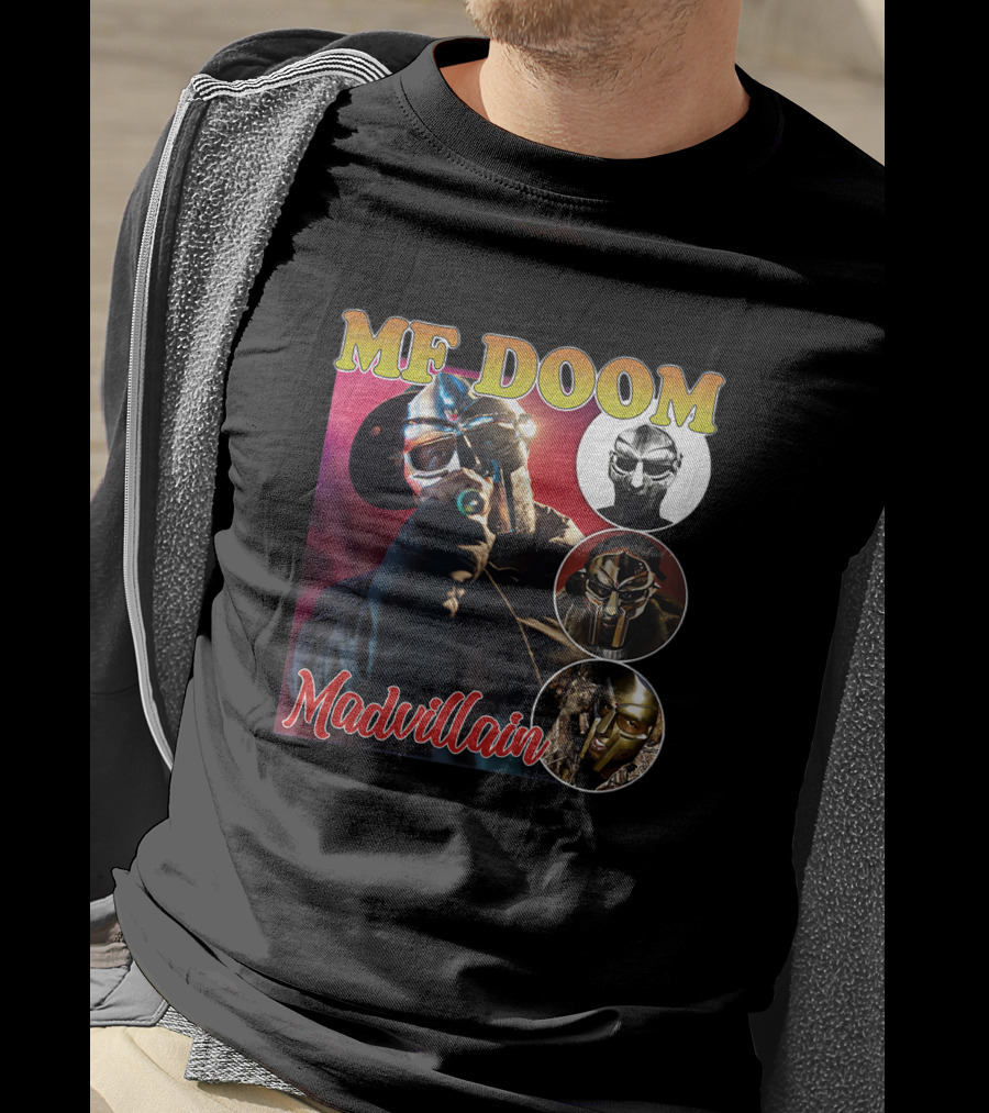 MF DOOM Madvillain Mask Images Fan T-Shirt