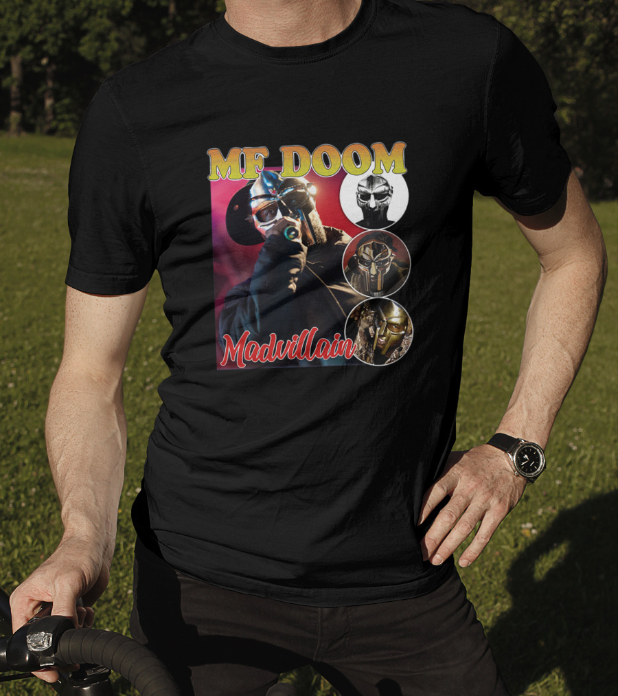 MF DOOM Madvillain Mask Images Fan T-Shirt