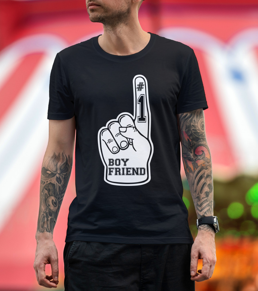 1 Boyfriend Number One Boyfriend T-Shirt