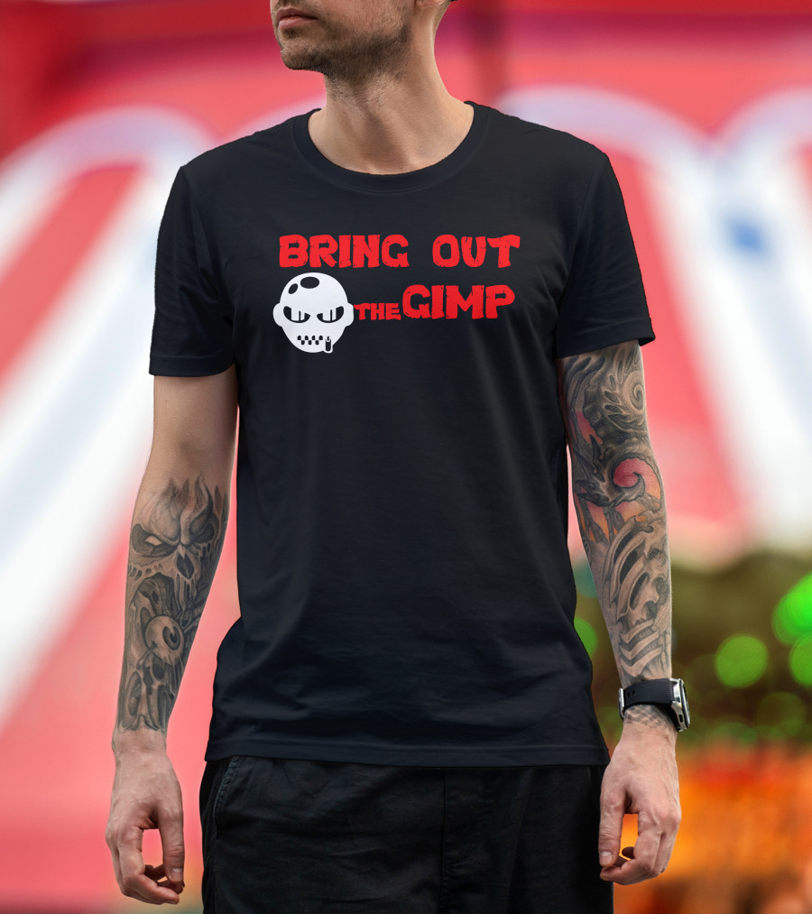 Bring Out The Gimp Mask Motif T-Shirt