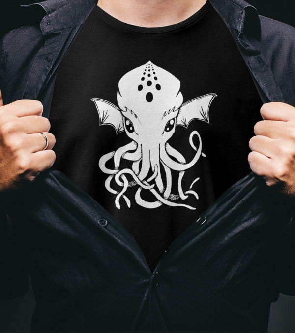Cthulhu Lovecraftian Octopus Creature Mystical T-Shirt