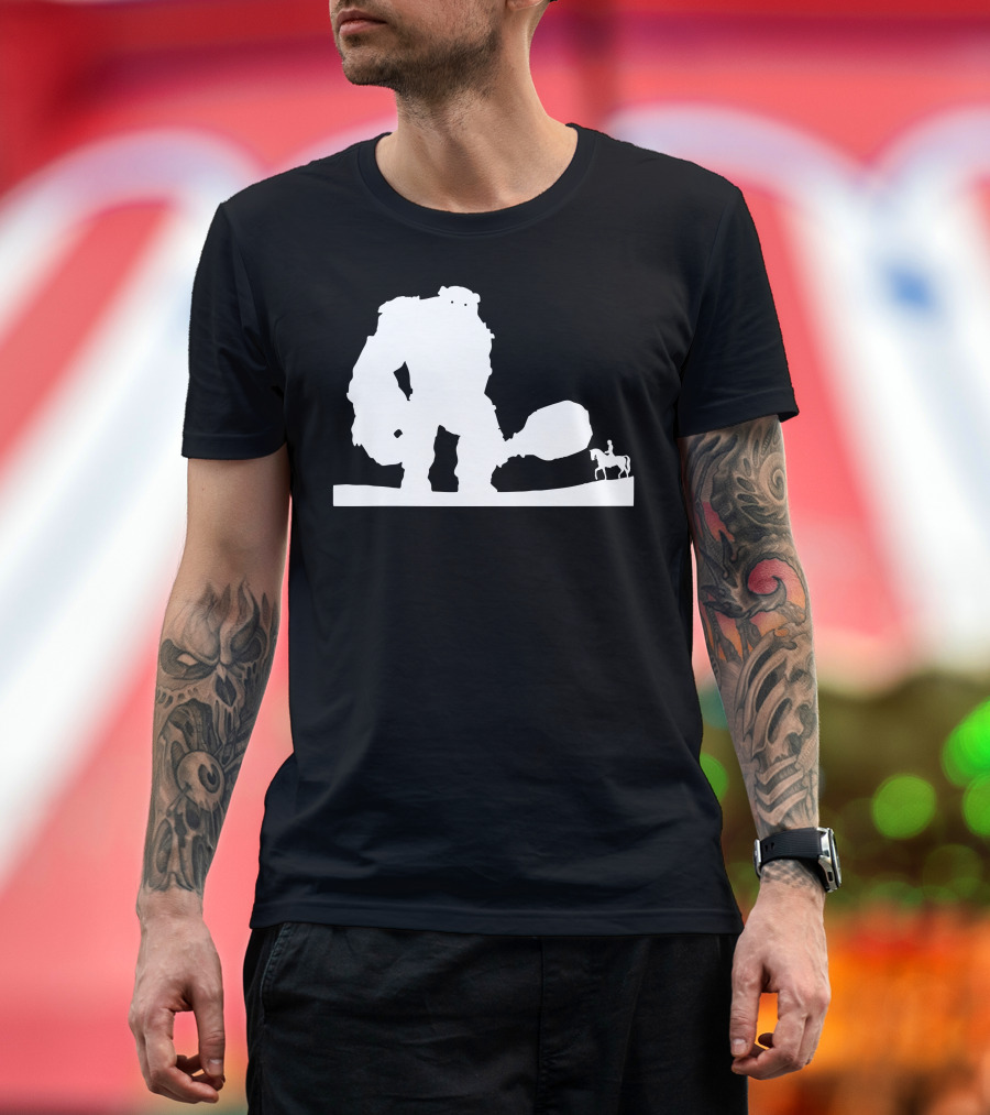 Shadow Of The Colossus Giant and Horse T-Shirt
