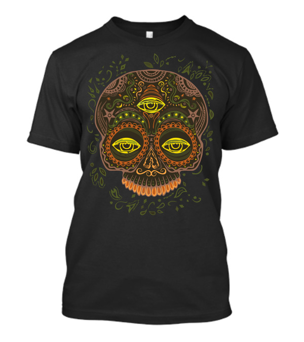 See No Evil Skull Psychedelic Eye T-Shirt