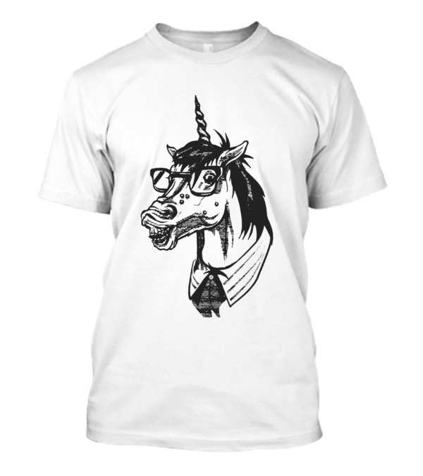 Unicorn Nerd Glasses Mythical Creature Enthusiast T-Shirt