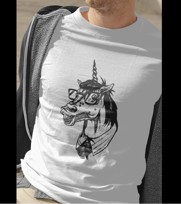 Unicorn Nerd Glasses Mythical Creature Enthusiast T-Shirt