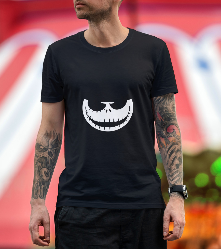 A Work Nightmare with Skeleton Smile in Bowler Hat T-Shirt