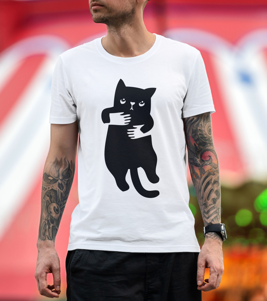 Hand Hug Cat T-Shirt