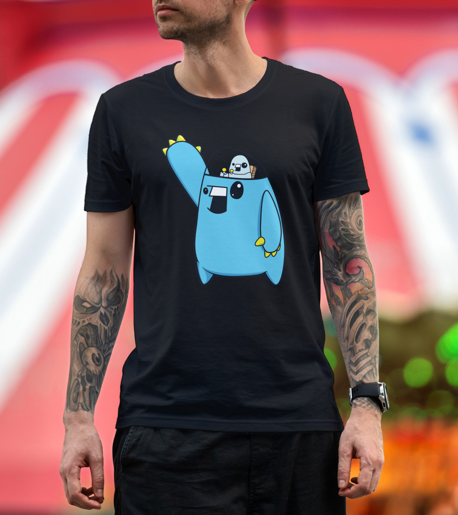 Selfbot Monster with Bear Inside T-Shirt