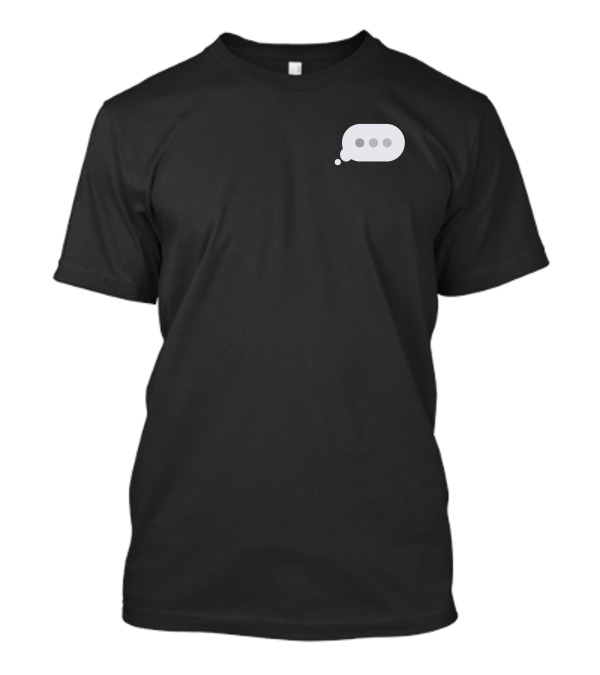 Minimal Typing Bubble T-Shirt