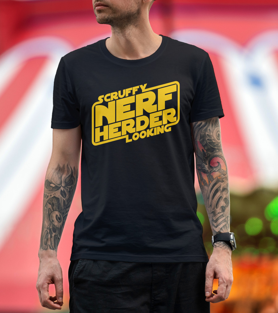 Scruffy Looking Nerf Herder Star Wars Reference T-Shirt