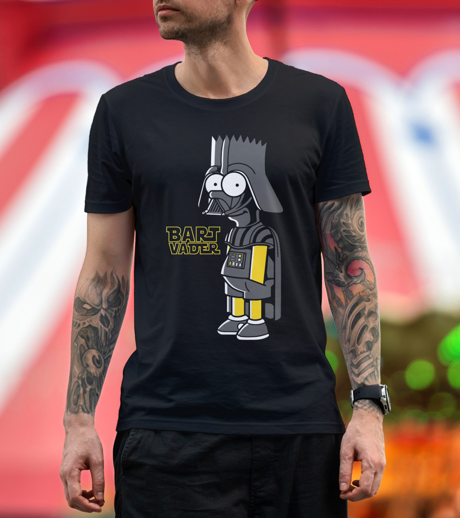 Bart Vader Star Wars Simpson Mashup T-Shirt