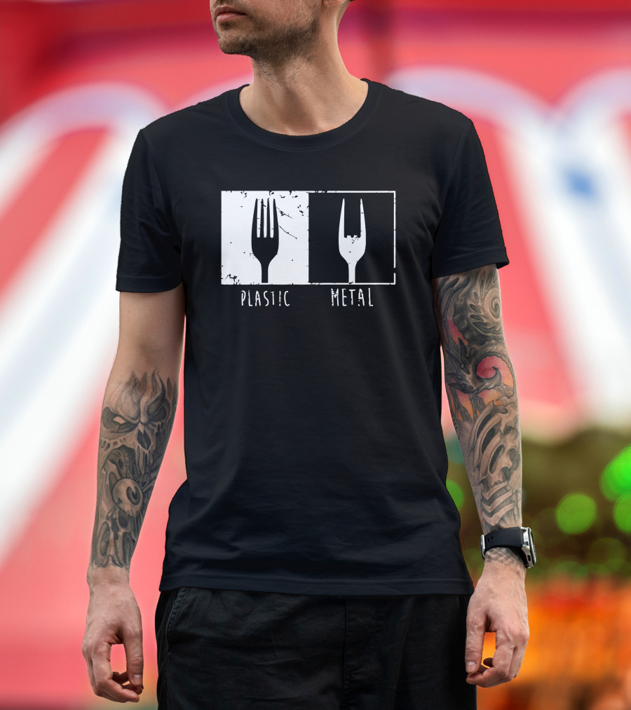 Plastic Metal Fork T-Shirt