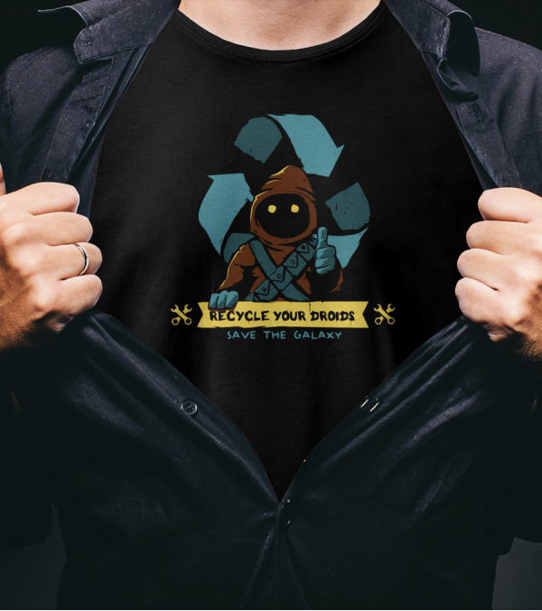 Recycle Your Droids Save The Galaxy T-Shirt