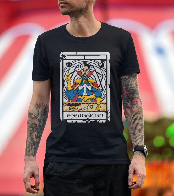 Premium T-Shirt: Doctor Strange Tarot Card The Magician T-Shirt Doctor Strange Tarot Card The Magician T-Shirt