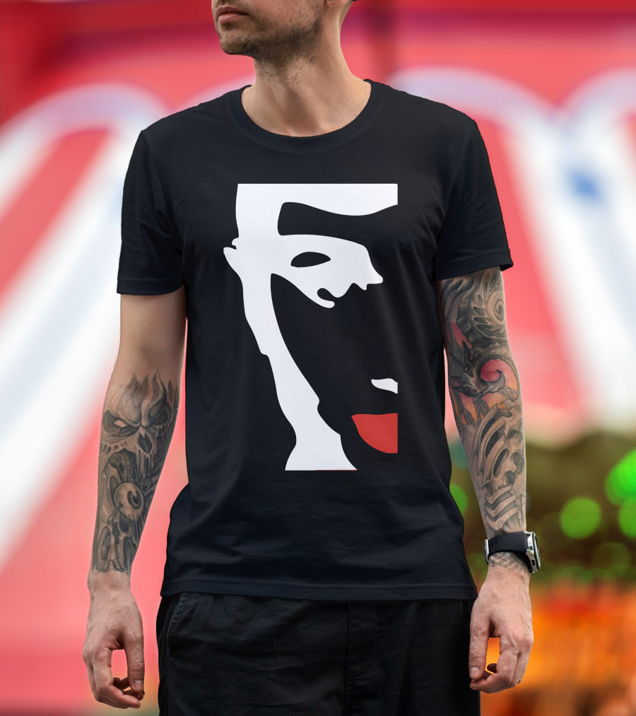 The Courteeners Band Silhouette Red Lips T-Shirt