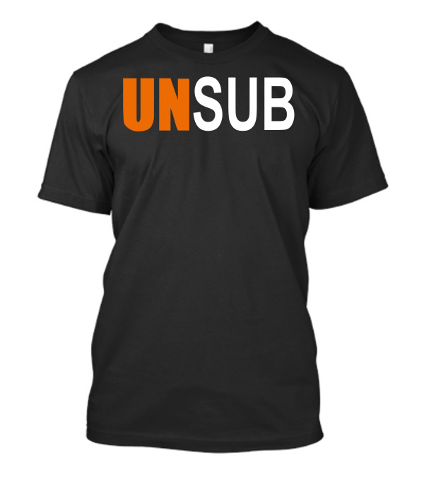 UNSUB Criminal Minds US Crime TV Series Unknown Subject T-Shirt