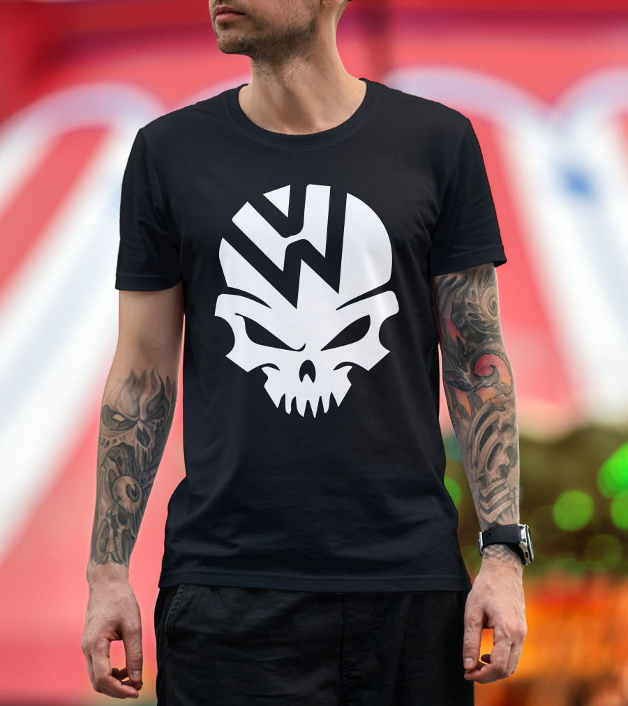 VW Transporter Logo Skull T-Shirt
