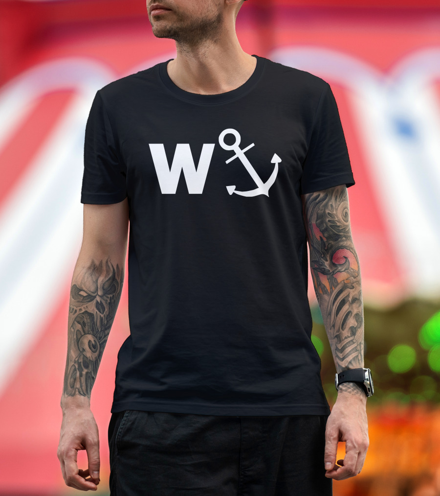 Wanker Funny Pub Joke Anchor T-Shirt