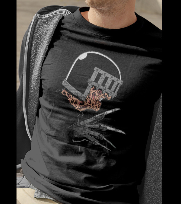Judge Freddy Krueger Crossover Helmet Claws T-Shirt