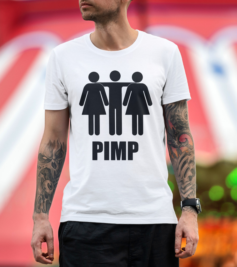 Ladies Man Pimp Iconic Symbol T-Shirt