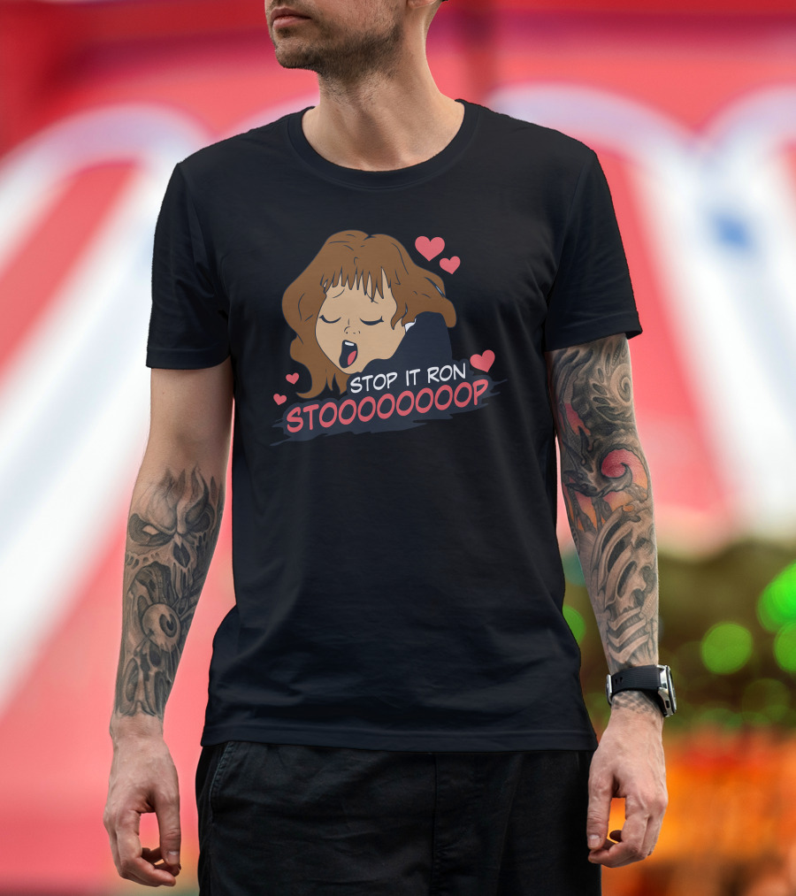 Stop It Ron STOOOOOOOOP Heart Expressions T-Shirt