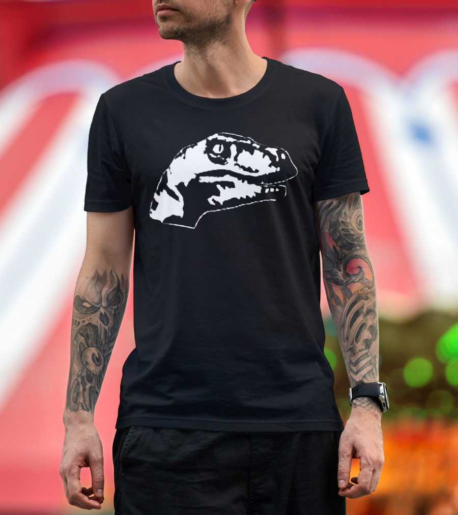 Ask Me About My Raptor Velociraptor Head T-Shirt