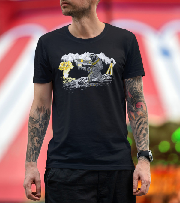 Premium T-Shirt: BA Bearacus Explosive Mountain Bear Adventure T-Shirt BA Bearacus Explosive Mountain Bear Adventure T-Shirt
