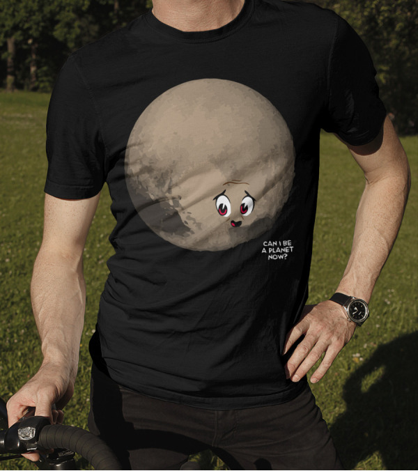 Can I Be A Planet Now Cute Cartoon Planetary Character With Facial Expression T-Shirt