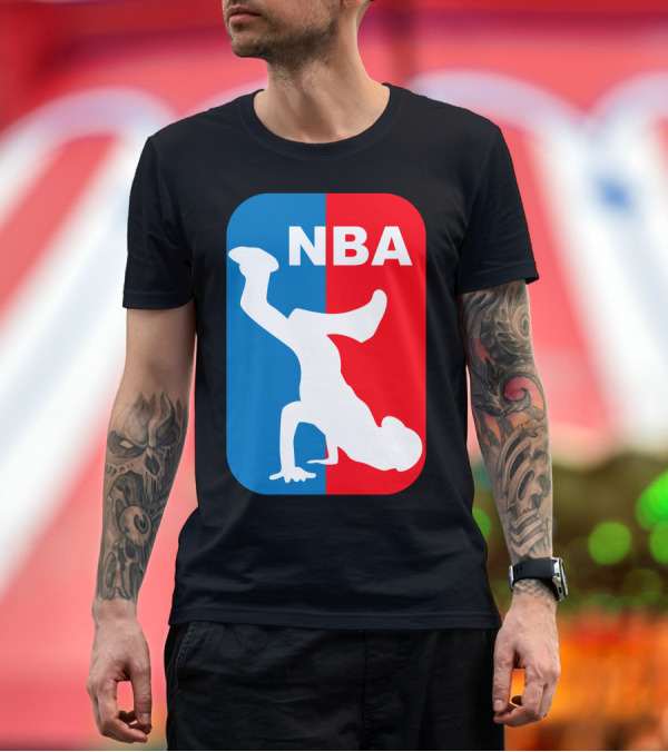 Premium T-Shirt: National Breakdancing Association NBA Breakdance T-Shirt National Breakdancing Association NBA Breakdance T-Shirt