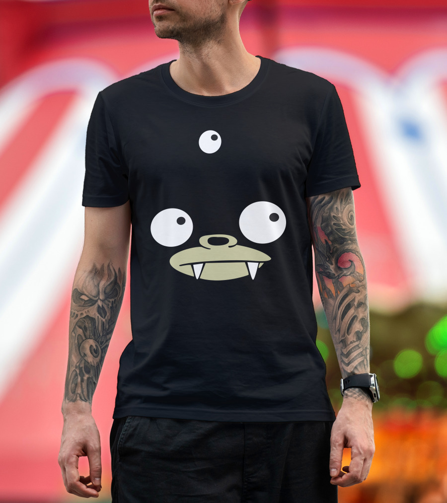 Nibbler Face Futurama Character Eyes and Fangs T-Shirt