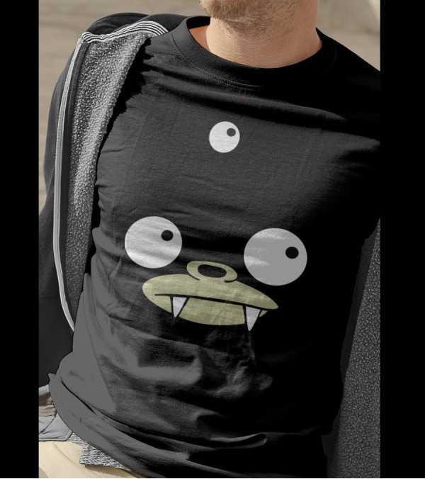 Nibbler Face Futurama Character Eyes And Fangs T-Shirt