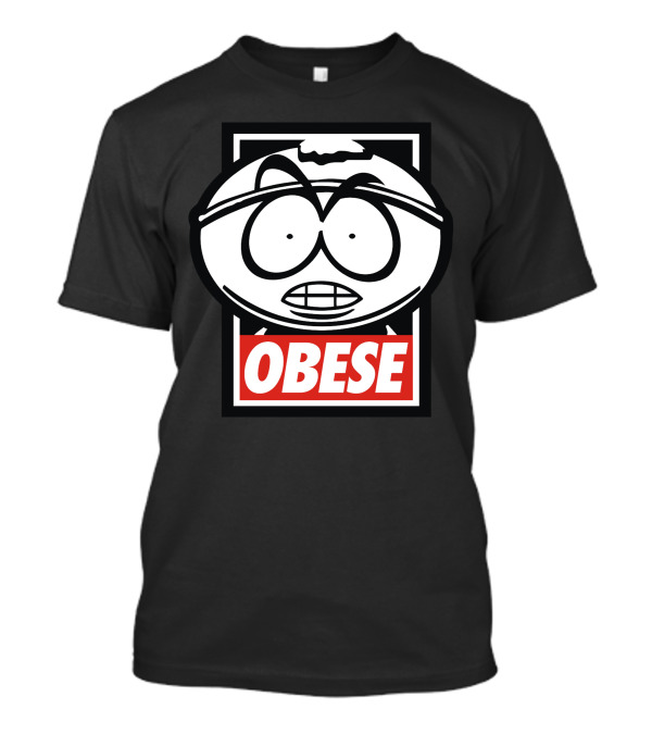 Obese Collab With Jay Hai Cartoon Character T-Shirt