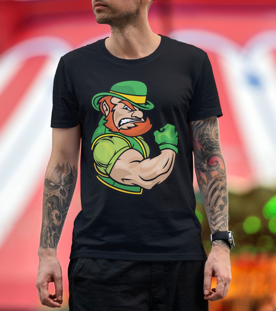 Happy Saint Patrick Day Strong Leprechaun T-Shirt