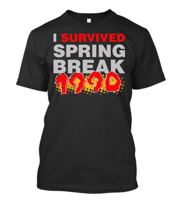 I Survived Spring Break 1990 Retro T-Shirt