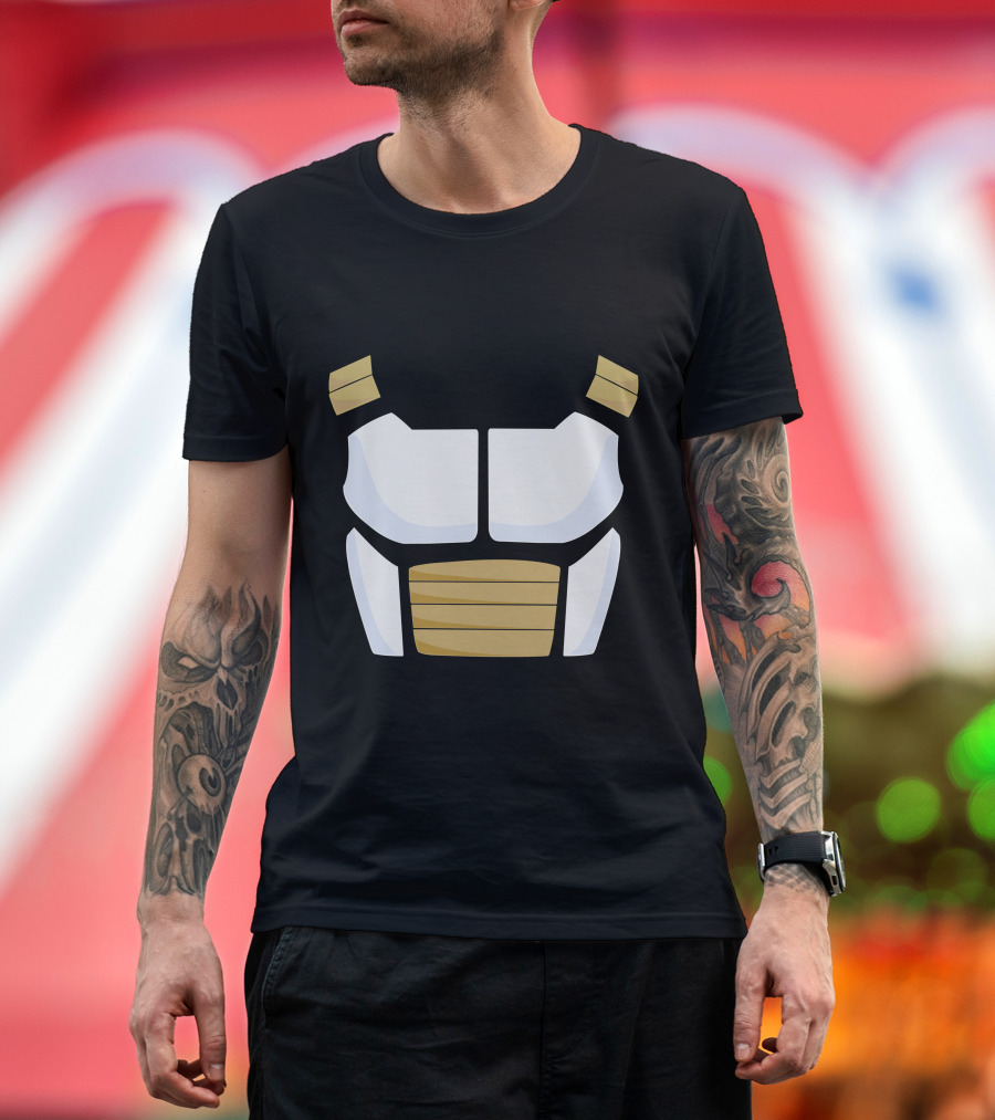Saiyan Armor DBZ Vegeta Battle Vest T-Shirt