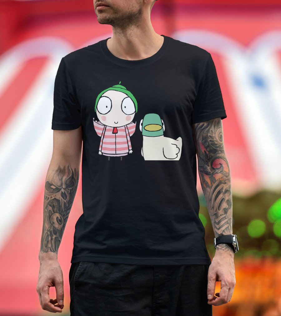 Sarah And Duck Animated Characters Children's TV Show Pals T-Shirt