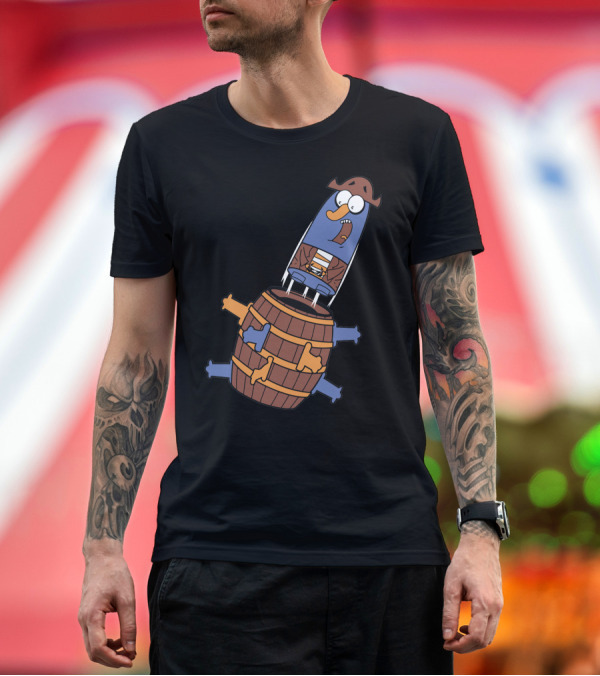 Premium T-Shirt: Pop Up Knuckles1 Pirate Rocket Barrel Game T-Shirt Pop Up Knuckles1 Pirate Rocket Barrel Game T-Shirt